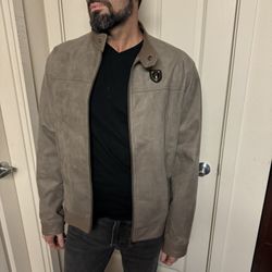 Armani Collezioni G. Milano Suade Leather Jacket