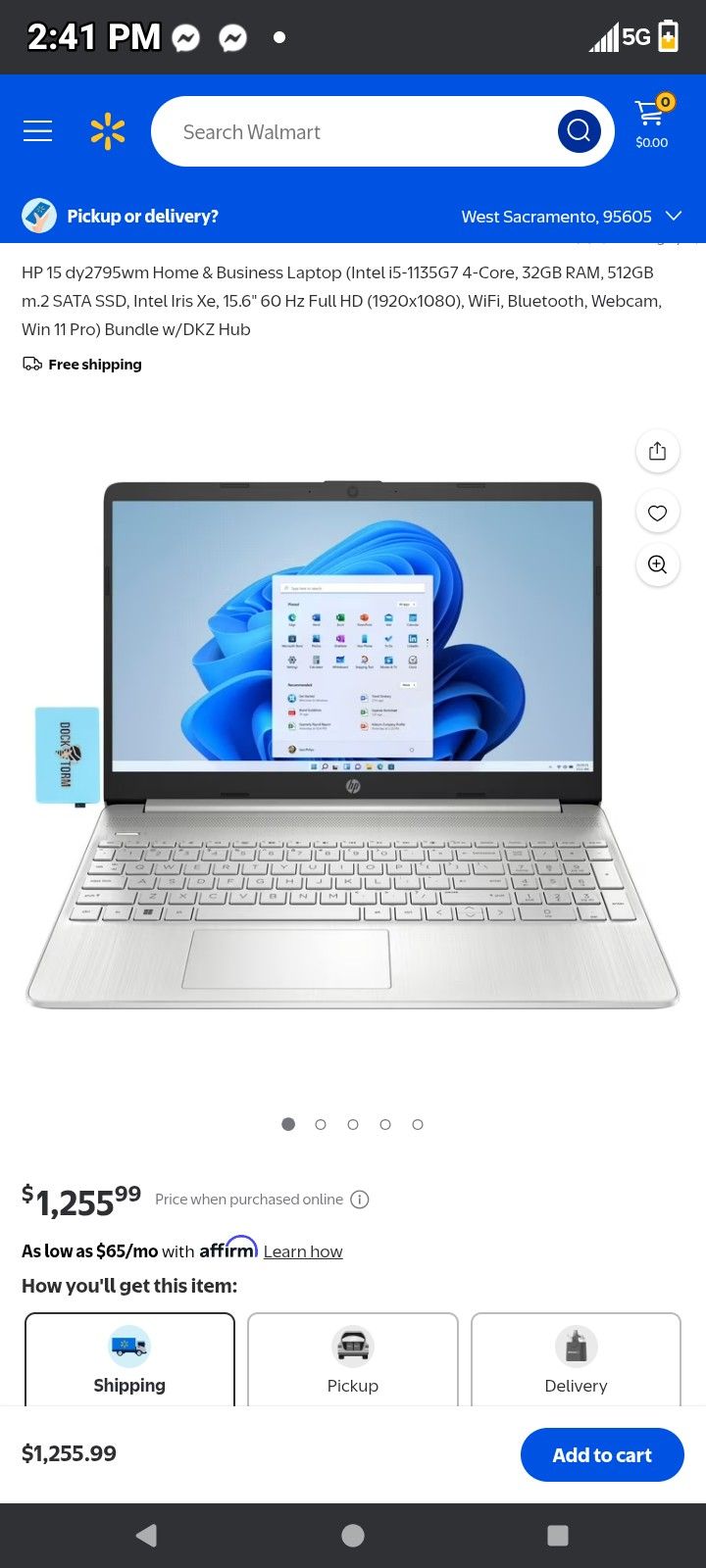 Dell laptop
