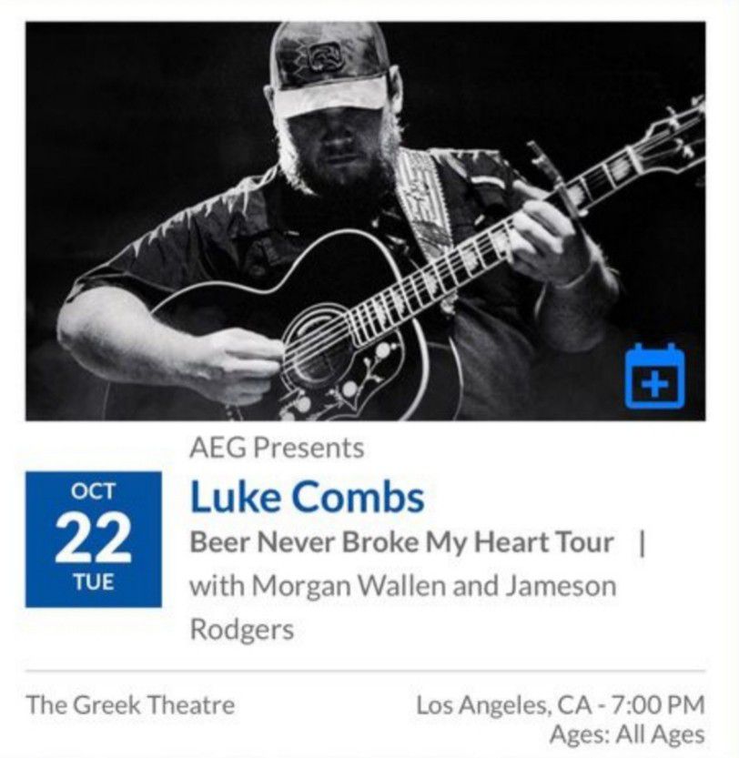 Luke Combs - TONIGHT!