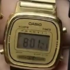 Casio Ladies LA670WGA-9 Watch Gold Steel Band Digital Classic Digital 