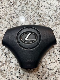 98-05 lexus gs300 gs400 gs430 black airbag horn cover