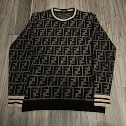 Womens Fendi Knitted Crewneck (L)