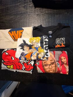 Graphic T-Shirt Bundle Lot of 5 Small/Medium