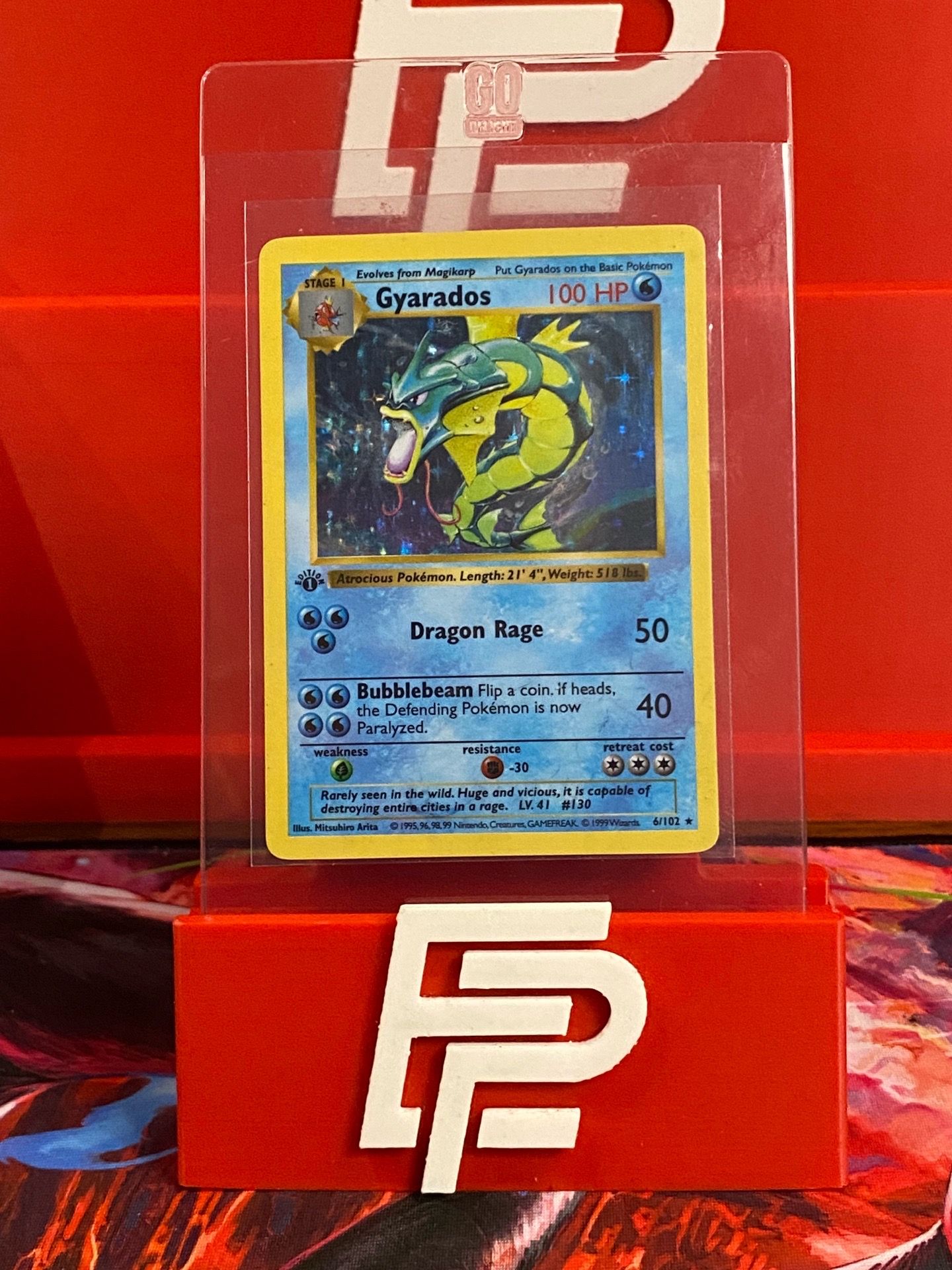 1st Edition Shadowless Gyarados Grail