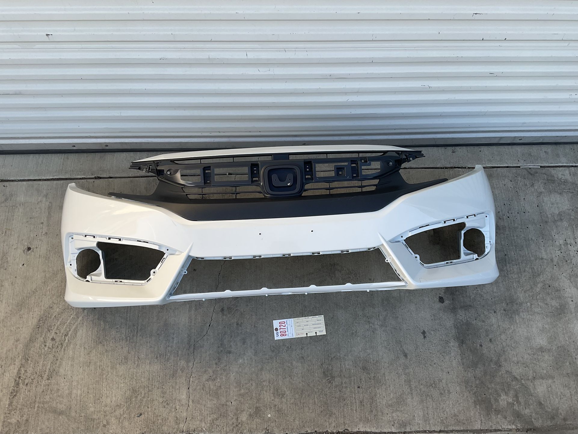 2016 2018 HONDA CIVIC FRONT BUMPER COVER CAPA