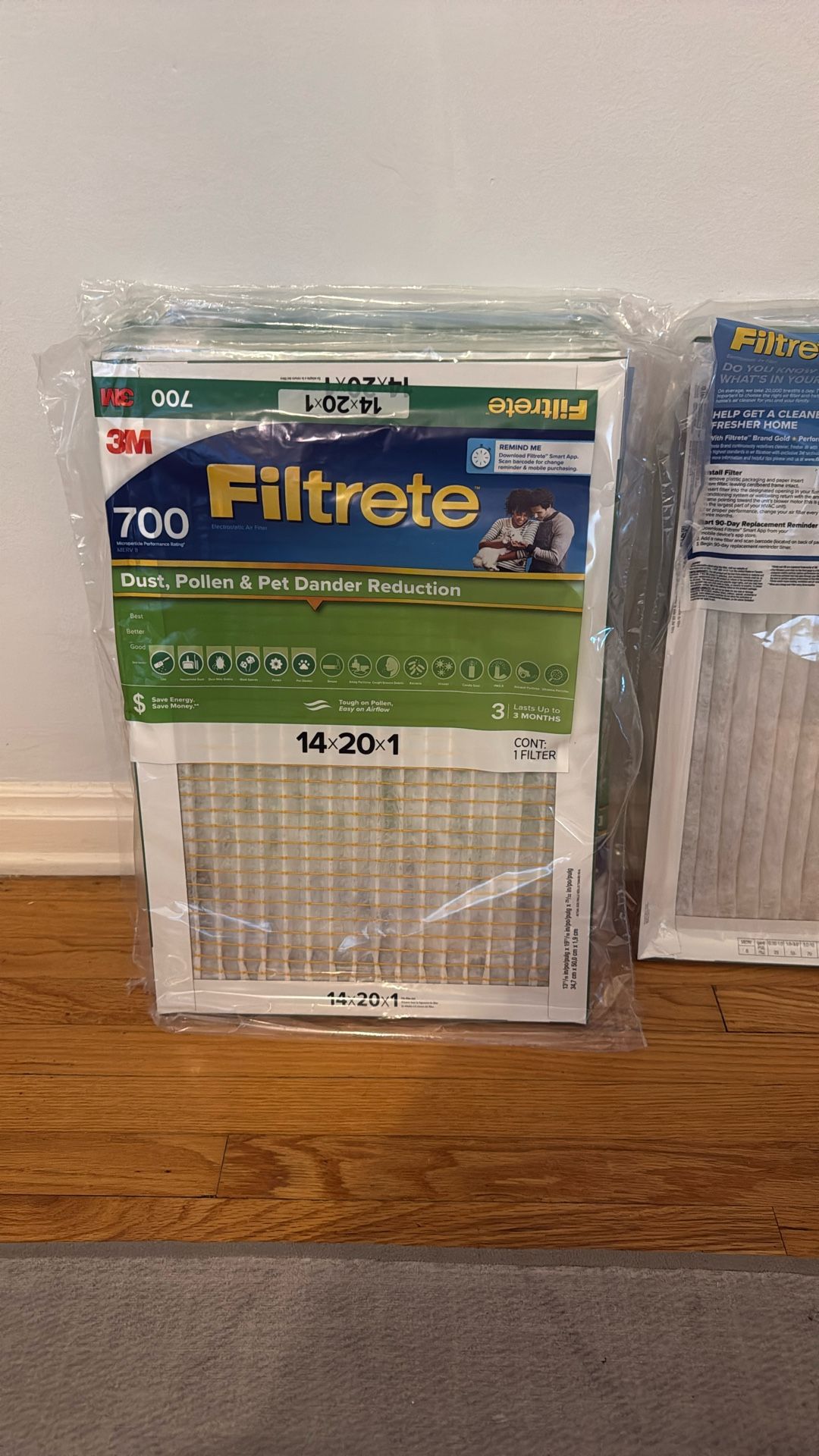 Filtrete AC Air Conditioner Filter 14x20x1