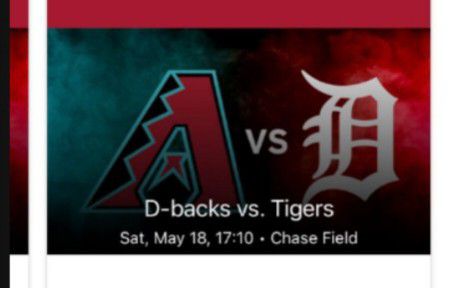 5 Tickets To Tigers At Diamondbacks Is available 