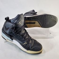 Nike Jordan Men's 13 Shoes Flight 45 High Black Basketball  616816-003 Sneakers