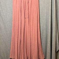 Pink Chiffon Maxi Skirt Elastic Waist From India Pothys Garments Brand New Size XL
