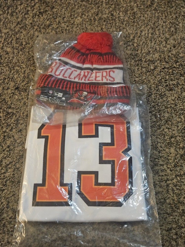 Nike NFL TAMPA BAY BUCCANEERS M.E.#13 JERSEY &Tampa Bay Beanie