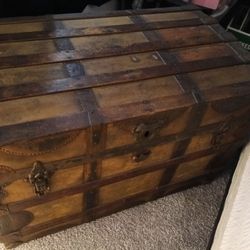 Older Family Shipping Trunk From Late 1800's I'm Told