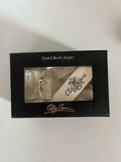 Oleg Cassini Crystal Bottle Stopper