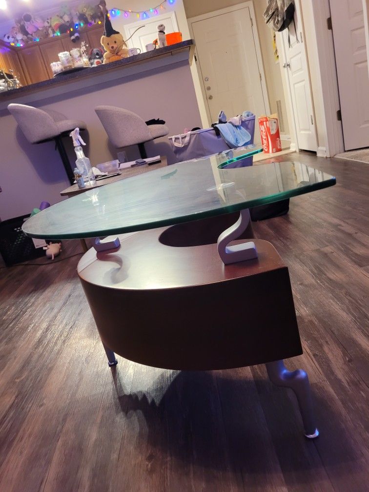 Set Of 2 Glass End table 