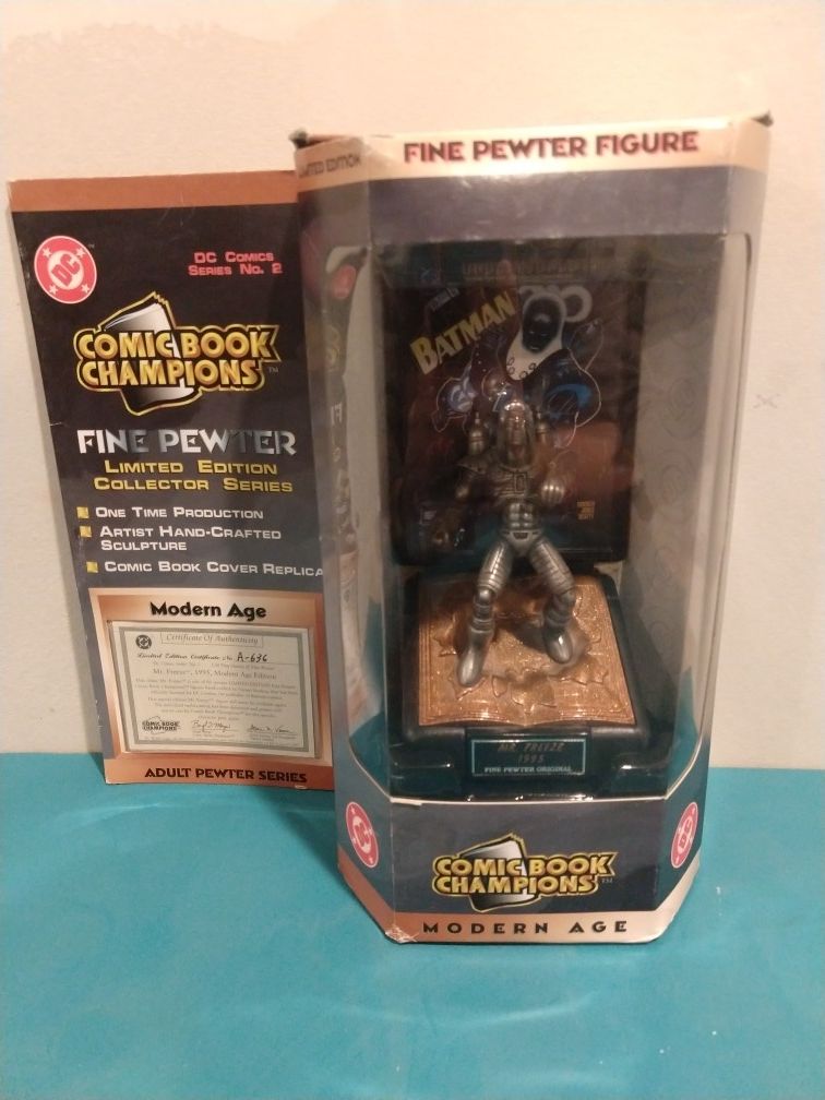 Mr. Freeze Pewter Figure