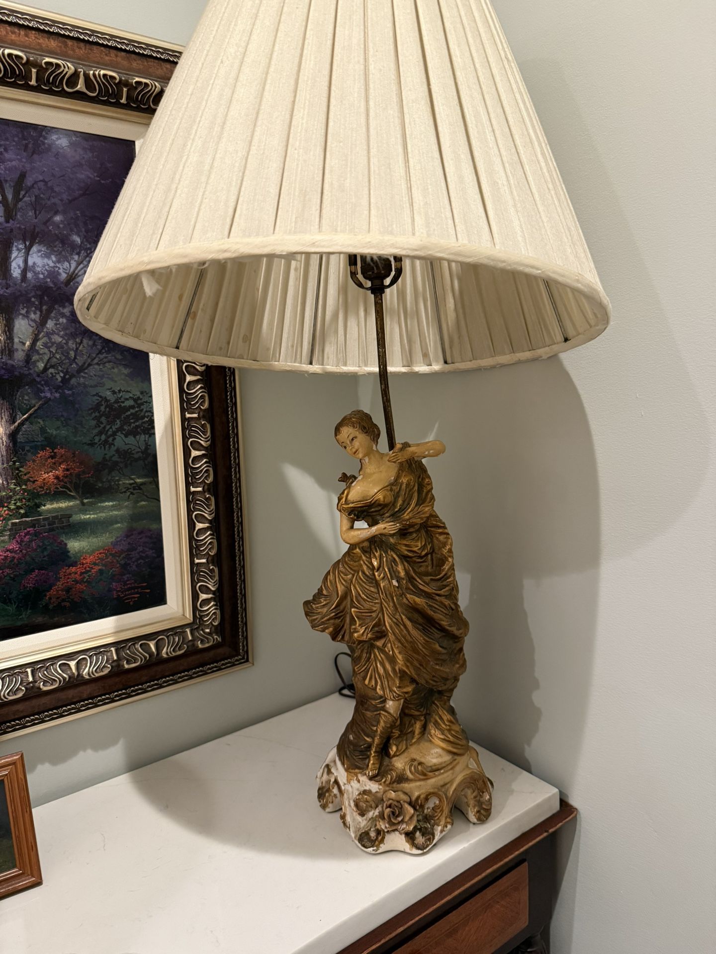 Antique Lamps All Original Pair