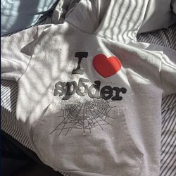 I ❤️ spider hoodie