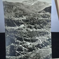 Vintage Norway Bergensbanen Flaamsdalen Vatnahalsen Hotel Postcard Normann
