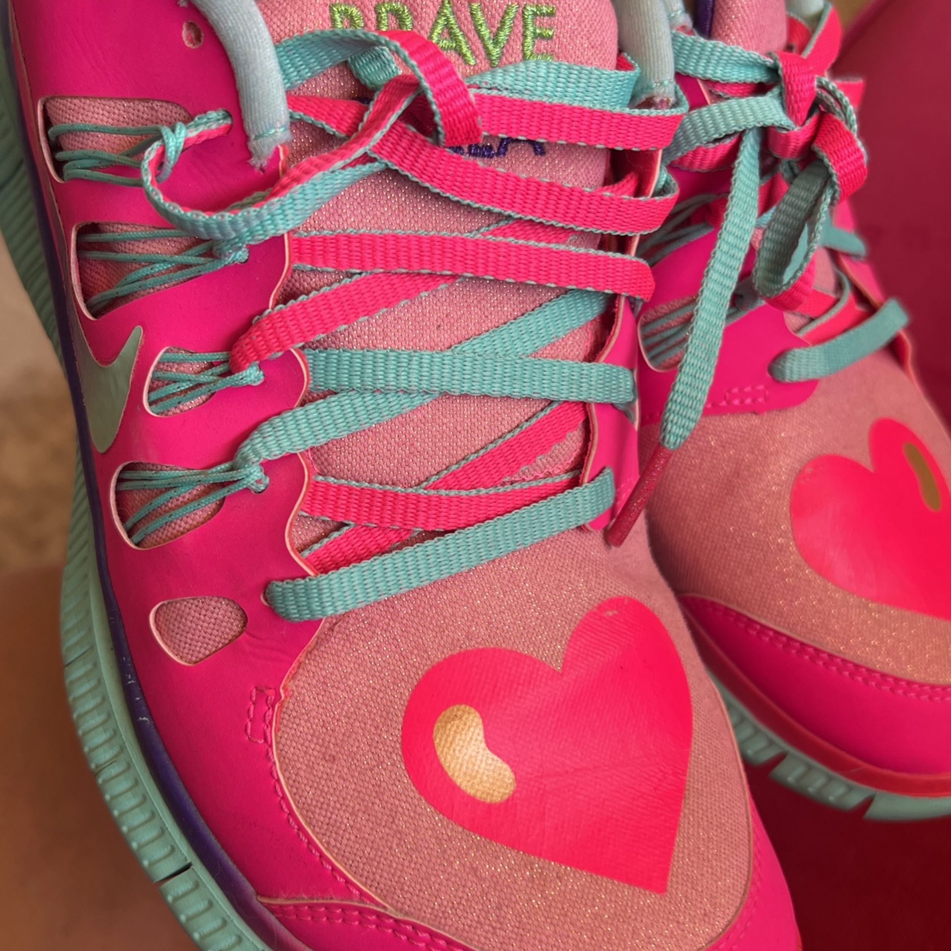 Nike Free Pink Barbie Shoes Size 9us