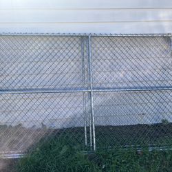 3 Chain Link Dog Kennel Panels