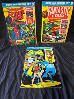 VINTAGE COMICBOOK & RECORD SET