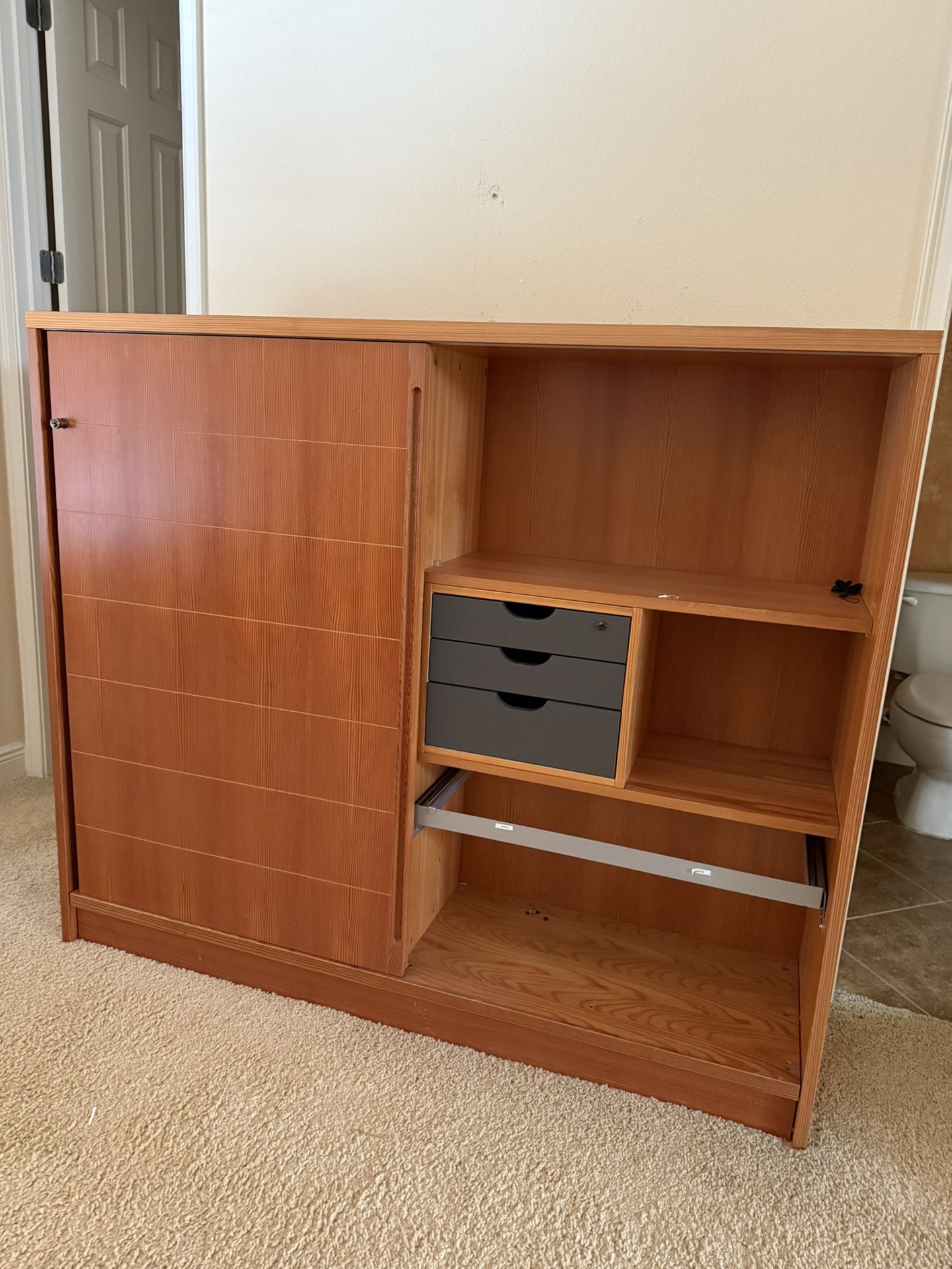 Two Solid Wood Cabinets – Free