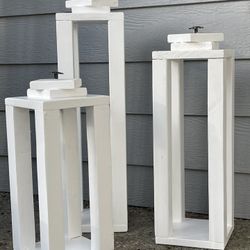 Custom Wood Lanterns 