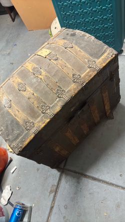 Old luggage trunks