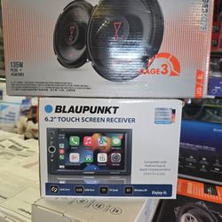 Blaupunkt Touchscreen Receiver AppleCarPlay AndroidAuto Digital And JBL Speakers