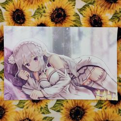 Emilia Re:Zero Fanart Poster