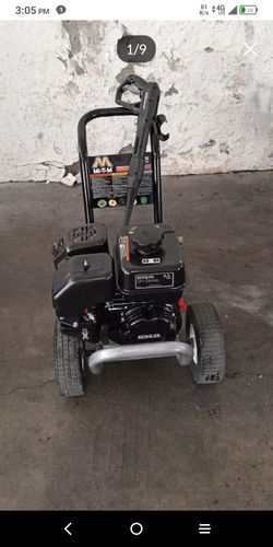 Mi-T-M 2700 psi 2.4GPM work pro 6.5 hp 196cc cohler engine pressure washer nozzle included No pressure hose new machine never been using