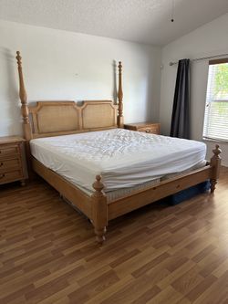 King Size Bed With Night Stands
