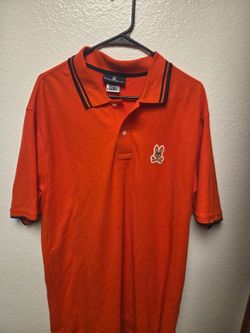 physco bunny polo size 8 orange