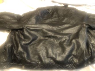 100% LEATHER JACKET SIZE XL GREAT CONDITION