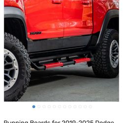Running Boards for 2019-2025 Dodge Ram 1500 Crew Cab New Body (NOT for Classic ) Bolt-on Side Steps