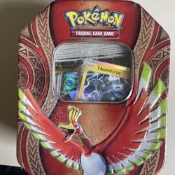 Pokemon Tin With Cards