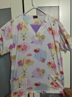 Scrub suit set (top and bottom pants)