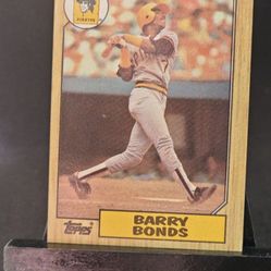 Barry Bonds Topps Tiffany Rookie Card