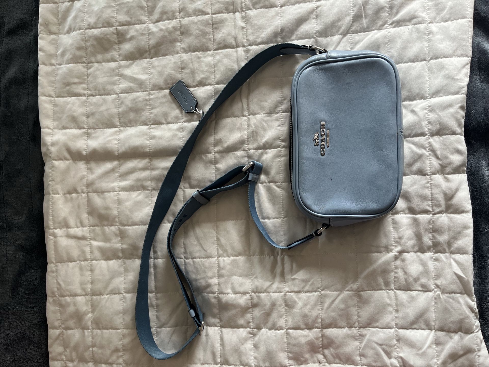 Coach Pace Belt Bag Crossbody Blue