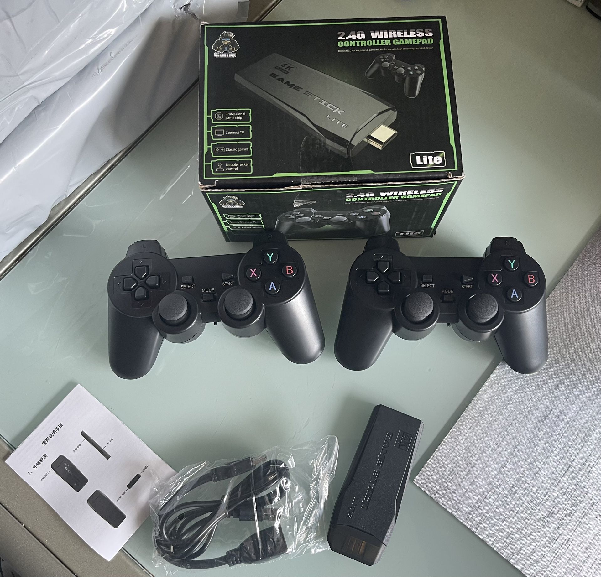 LINIREAU Retro Game Stick - Over 20 000 Classic Games For 2 Players