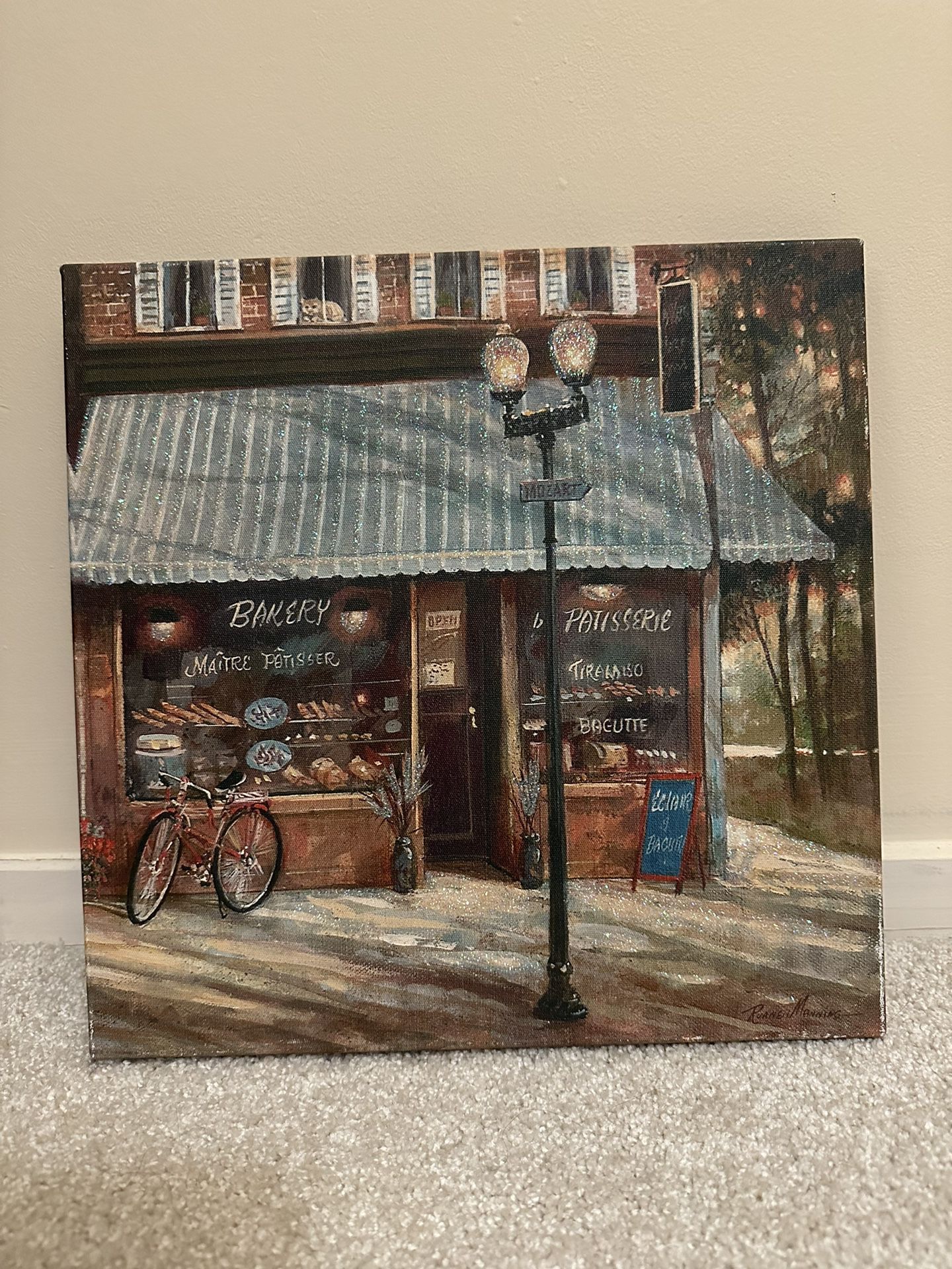 Wall Art Canvas Print  - Pastry Shop by Ruane Manning