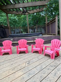 Small kids patio chairs