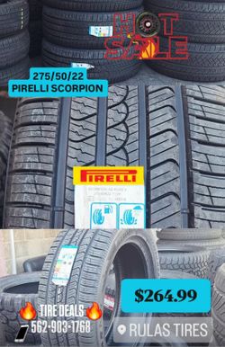 275/50/22 PIRELLI SCORPION 🚩Affordable New Tires – Installed Same day🚩