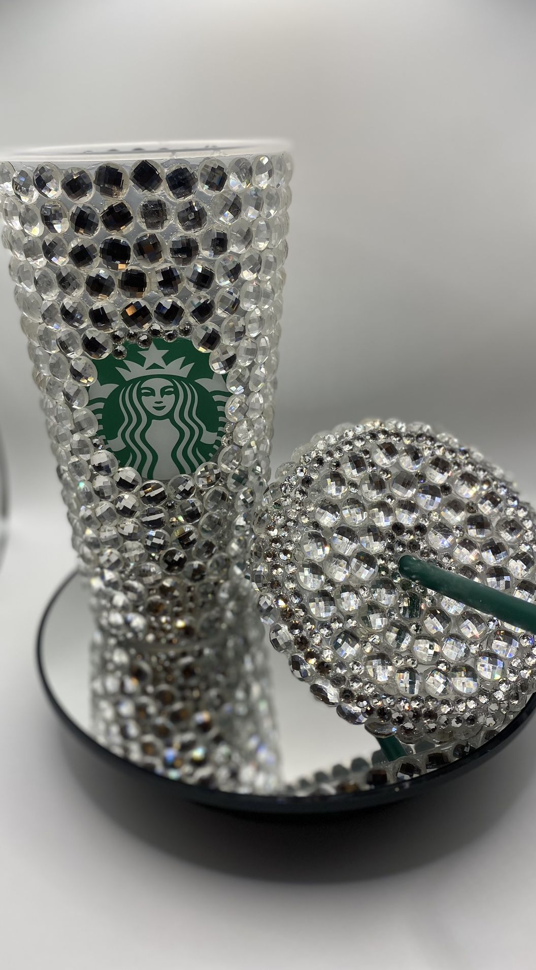 Starbucks Bling Cup Rhinestones Cup Drink ware Bedazzled Cup Crystal Cup