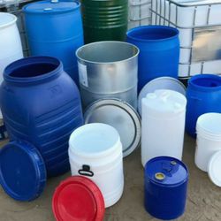15 / 20 / 35 Gallon Rain Water Barrels and Containers