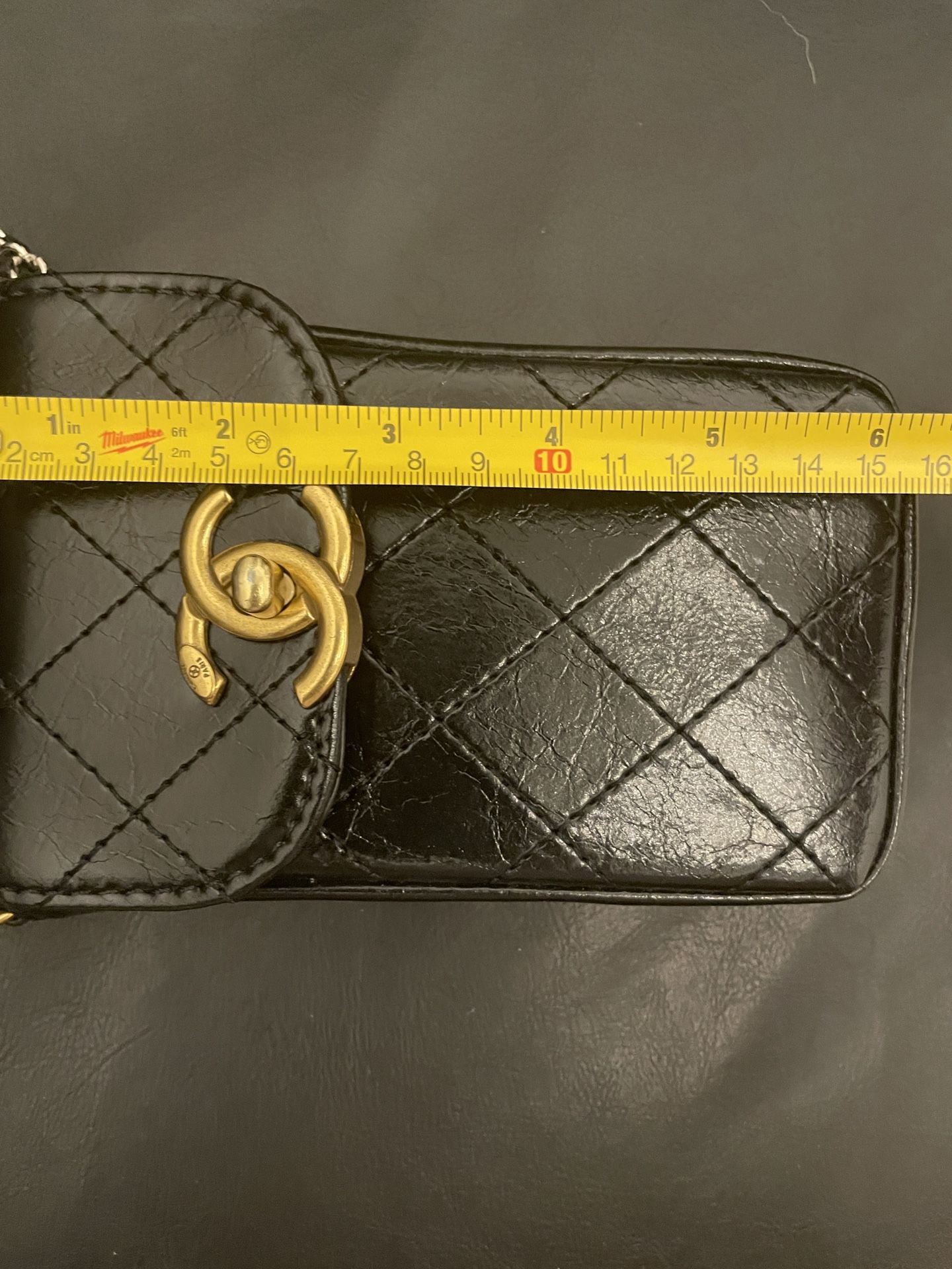 Chanel VIP 2-way leather sling bag