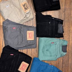7 Size 4 and 5 Levi’s Pants Boys Lot