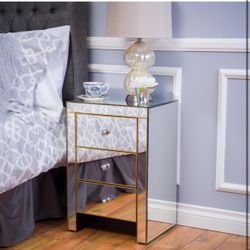 Mirrored Side Table