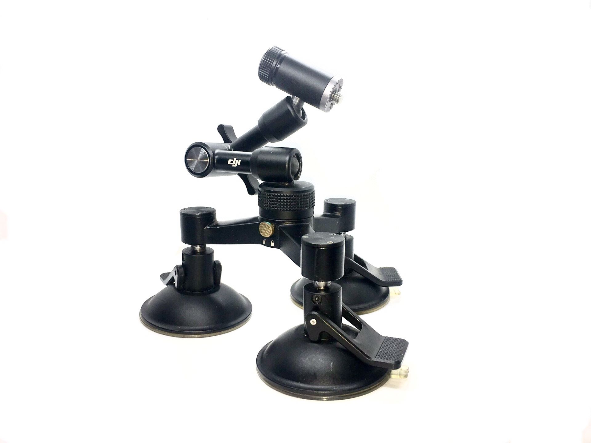 DJI Osmo GoPro triple suction cup mount