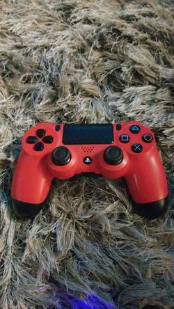 Red ps4 remote