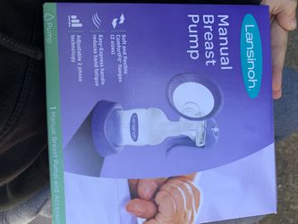 Manual breast pump